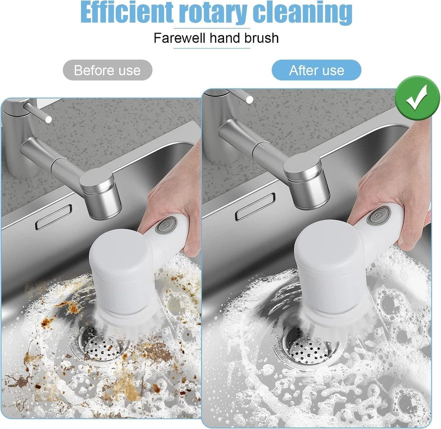 5 in 1 Handheld Electric Cleaning Brush